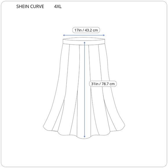 Shein Curve Womens Skirt 4XL Midi Pull On Semi Sheer Green Floral FLO78E - Picture 4 of 8